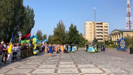 У Скадовську відбулись урочистості до Дня Державного Прапора України