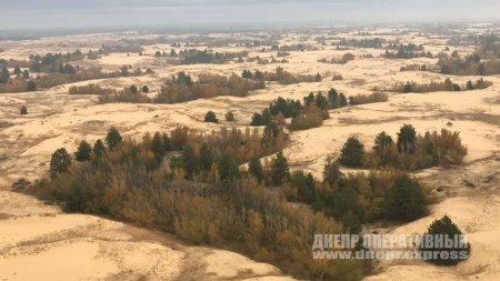 Новий рекорд України -  переліт на повітряній кулі через пустелю Олешківські піски