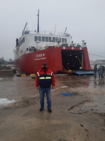Порт Скадовськ прийняв перше судно регулярного сполучення з Грузією
