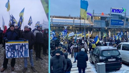 Тисячі патріотів зібрались сьогодні у Києві, щоб підтримати лідера опозиції Петра Порошенка