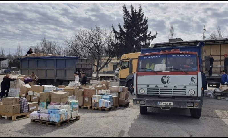 На Херсонщину доставили першу партію гуманітарної допомоги з Європи1