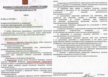 Гауляйтер Херсонщини Володимир Сальдо заборонив себе критикувати