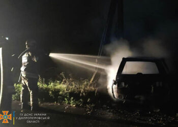 На Дніпропетровщині внаслідок ДТП згоріла автівка (ФОТО) |   — новости Днепра