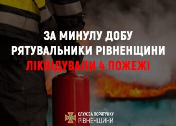 На Рівненщині горіли суха трава, чагарники та житлова і господарська будівлі
