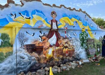 У громаді на Рівненщині мурал присвятили 21 загиблому внаслідок авіаудару по Антопільській телевежі (ФОТО)