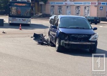 У Кривому Розі легковик перекинувся на дах, постраждала вагітна жінка |   — новости Днепра