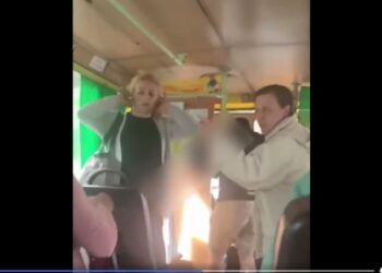 Як в Одесі пасажири затримали колаборатнку (ВІДЕО)