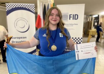 Юна кам’янчанка стала дворазовою чемпіонкою Європи з міжнародних шашок |   — новости Днепра