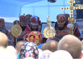 Онуфрій та керівники єпархій УПЦ МП очолили богослужіння на Рівненщині (ВІДЕО)