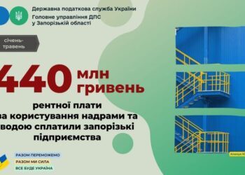 За користування надрами і водою запорізькі підприємства сплатили 440 мільйонів гривень