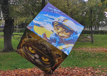 У дніпровському парку «Новокодацький» з’явилася чудова «котяча» арт-інсталяція |   — новости Днепра