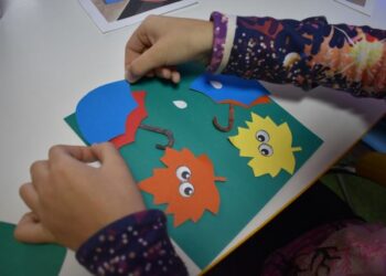 У Кропивницькому діти створили «осінню» аплікацію (ФОТО)