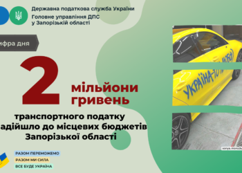 Запорізькі автовласники сплатили 2 мільйони гривень транспортного податку | Запорозька