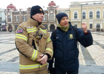 До Кропивницького завітав рятувальник з Великобританії