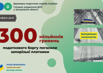 Запорізькі платники погасили триста мільйонів гривень податкового боргу