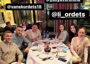 Ордец и Воронин поужинали с российским футболистом: позорное ФОТО (1 января 2023 г.) — Новости футбола