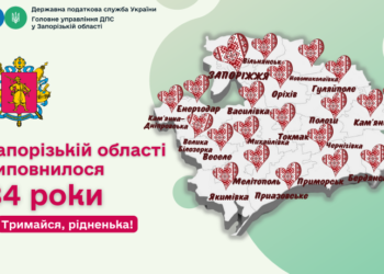 Сьогодні виповнюється 84 роки Запорізькій області!