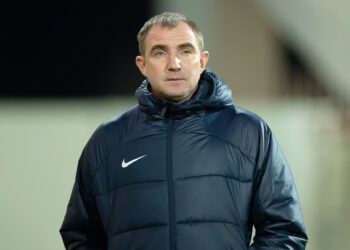 АЕК — «Днепр-1» — 1:0. После матча. Александр Кучер: «Играть первый матч года против такого соперника было очень тяжело» (17 февраля 2023 г.) — Новости футбола