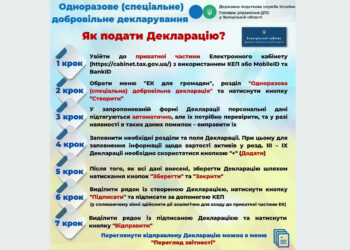 Як долучитись до одноразового добровільного декларування?