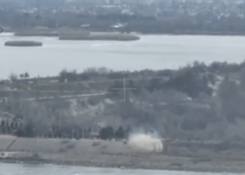 На території Каховської ГЕС знищили танк російських військових — Новини Херсонщіни