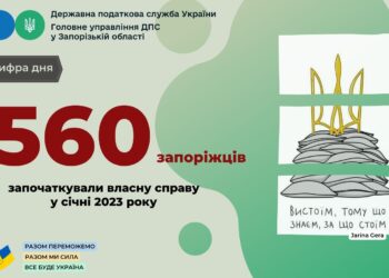 У січні 560 запоріжців започаткували власну справу