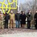 У знаковий день у Запоріжжі відкрили меморіальний знак малого герба України