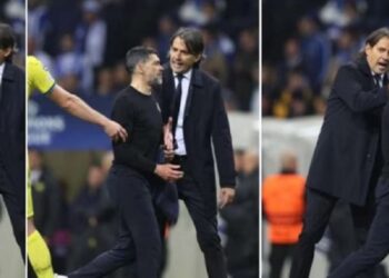 Главный тренер «Порту» Консейсау отказался пожать руку наставнику «Интера» Индзаги после матча Лиги чемпионов (ФОТО) (16 марта 2023 г.) — Новости футбола