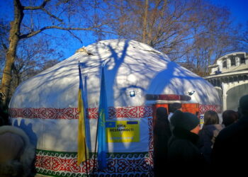 Казахстан допомагає: в Одесі відкрили «юрту незламності» (ФОТО, ВІДЕО) | Одеський Кур’єр