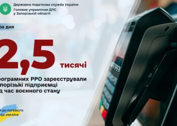 Під час воєнного стану запорізький бізнес зареєстрував дві з половиною тисячі програмних РРО