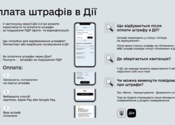 У  «Дії» водіям можна сплатити штрафи