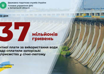 За використання води і надр запорізькі підприємства сплатили 37 мільйонів гривень