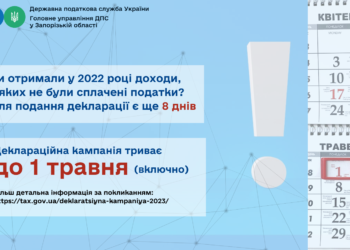 Деклараційна кампанія 2023 триває до 1 травня (включно)