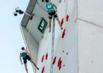Кропивницький скелелаз встановив рекорд під час змагань в Австрії