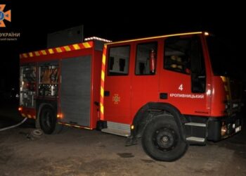 У Кропивницькому районі зайнялося нежитлове приміщення