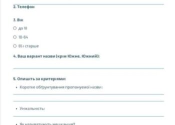 В Южному з 22 липня розпочнуть анкетування серед містян щодо перейменування міста | YUZHNY.INFO