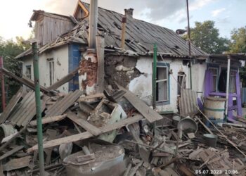 Ворог завдав масованого удару по селі Шевченківка на Херсонщині