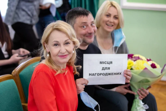 Ружена Рубльова на врученні звання Народної артистки України (2021 рік)
