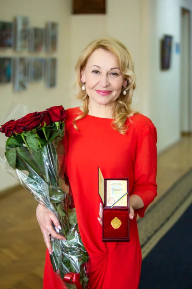 Ружена Рубльова на врученні звання Народної артистки України (2021 рік)