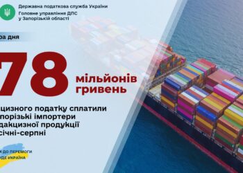 Запорізькі постачальники підакцизних товарів сплатили до держбюджету 78 мільйонів гривень