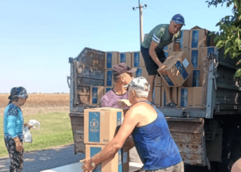 Жителям Берисласького району волонтери доставили гуманітарну допомогу