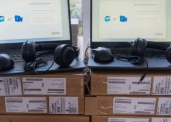 Олешківська територіальна громада отримала ноутбуки для дистанційного навчання