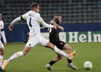 «Заря» уступила «Маккаби» (Тель-Авив) и опустилась на 3 место в группе В Лиги конференций