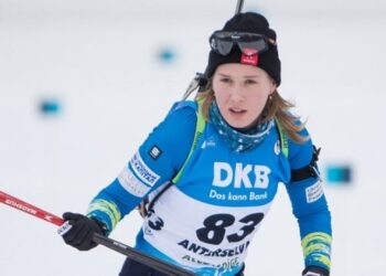 Меркушина выиграла женскую гонку преследования на чемпионате Украины-2023 | Биатлон |