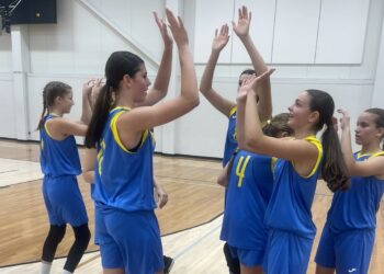 Жіноча збірна U-14 виграла другий матч на турнірі в Таллінні — Федерація баскетболу України