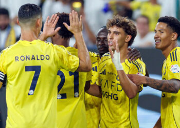 Криштиану Роналду оформил дубль и помог «Аль-Насру» устроить погром «Аль-Рияду» в чемпионате Саудовской Аравии