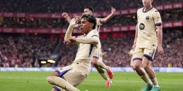 «Барселона» спаслась в матче против «Атлетика» благодаря шедевру Ямаля