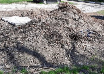 У Запоріжжі в Космічному районі знайшли стихійний смітник біля будинку- прибрати відходи мають до 8 травня | Новости Запорожья