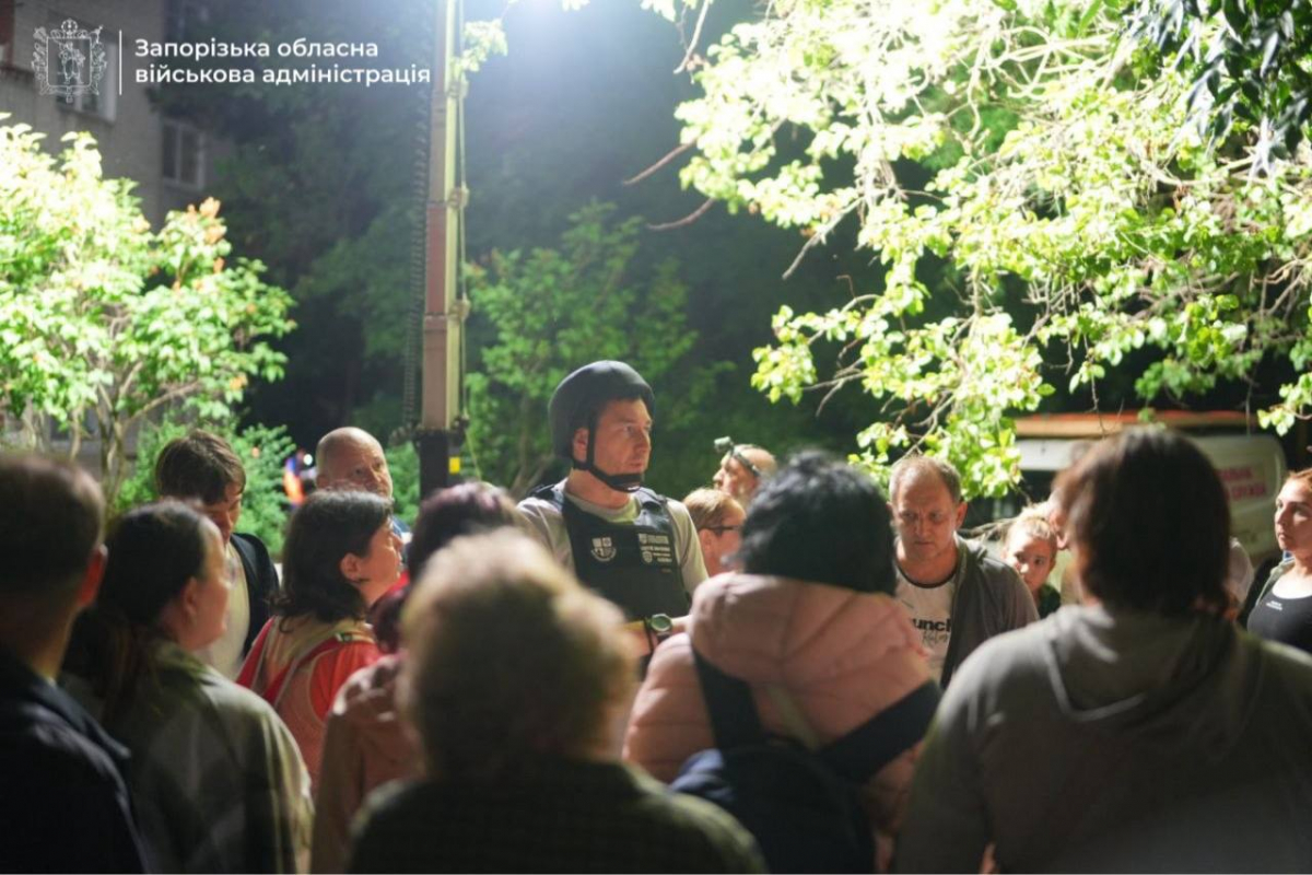 Удар по багатоповерхівці Хортицького району Запоріжжя